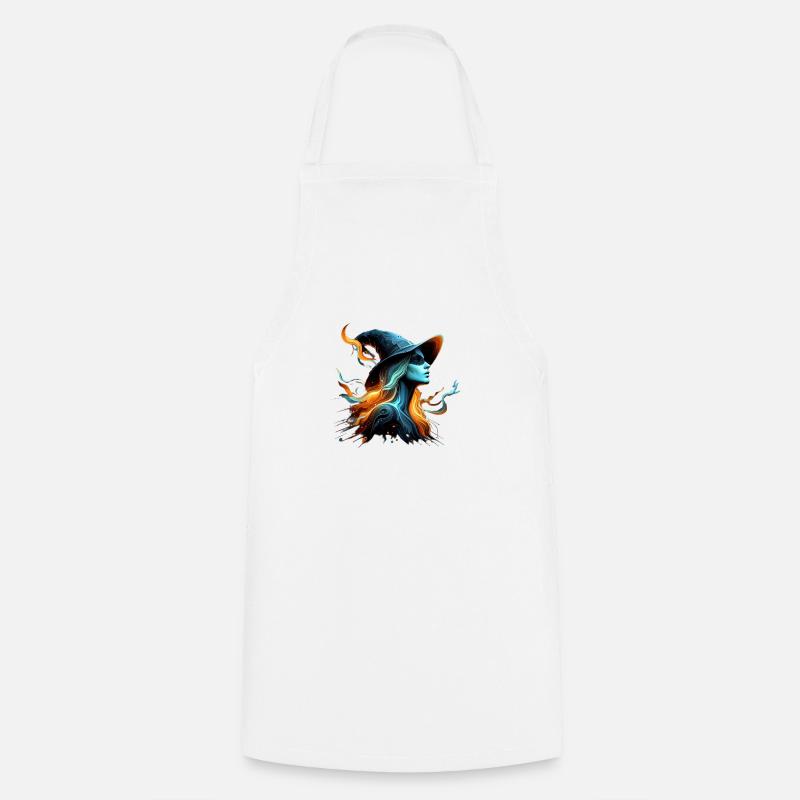 La sorcière | Archétype féminin - Tablier de cuisine - blanc