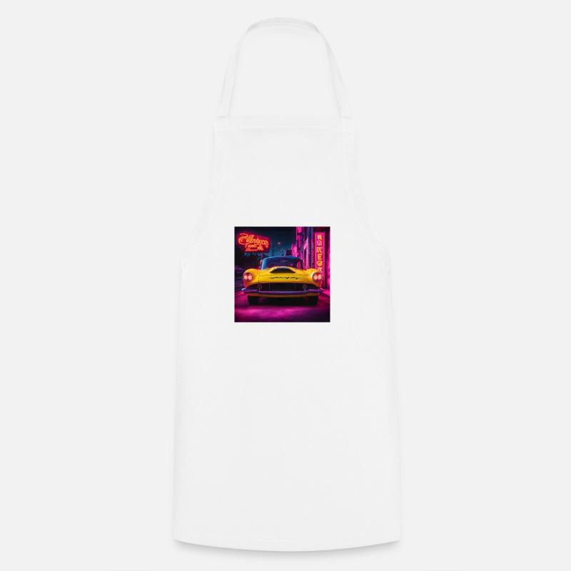 Eclats Rétro - Tablier de cuisine - blanc