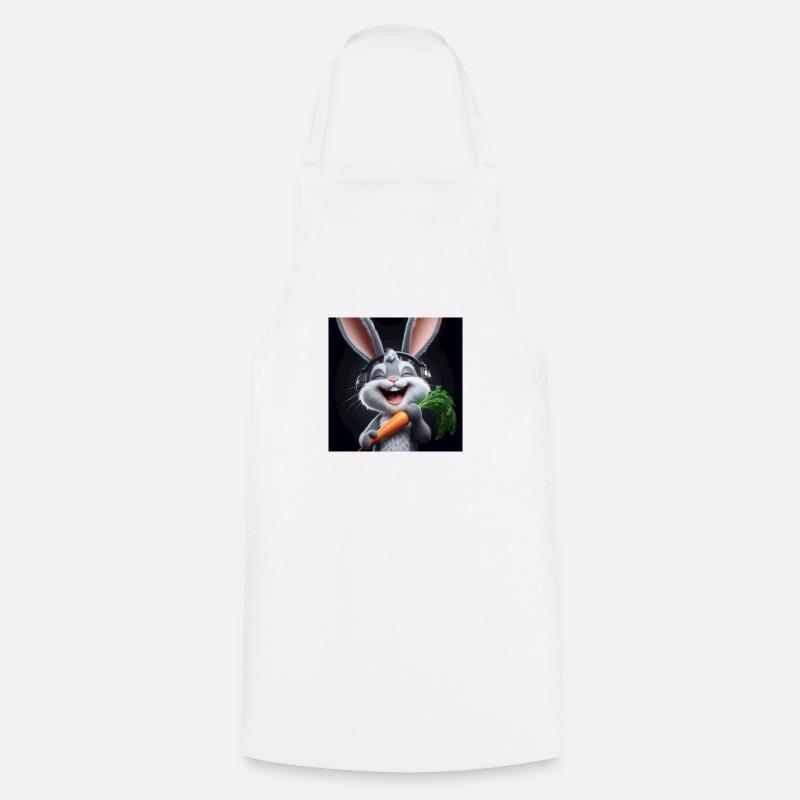 Music Bunny - Cooking Apron - white
