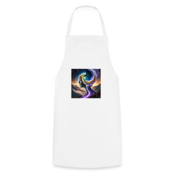 Firefly personne ying yang 60828 - Tablier de cuisine - blanc - Devant - AI Model Male 185 dark (185cm)