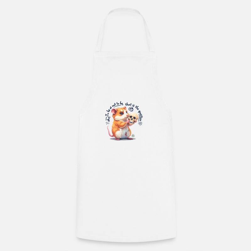 To Be Or Not To Be - Cooking Apron - white