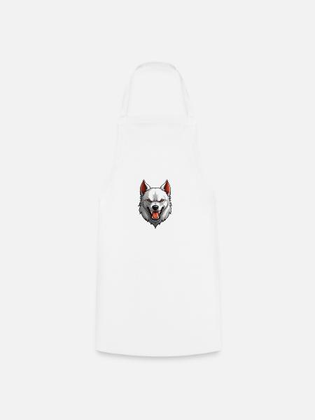 Hund Böse - Kochschürze - Weiß