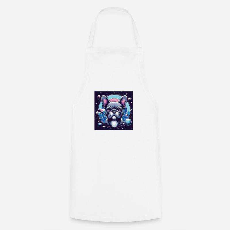 Frenchi dans l’espace 1 - Tablier de cuisine - blanc