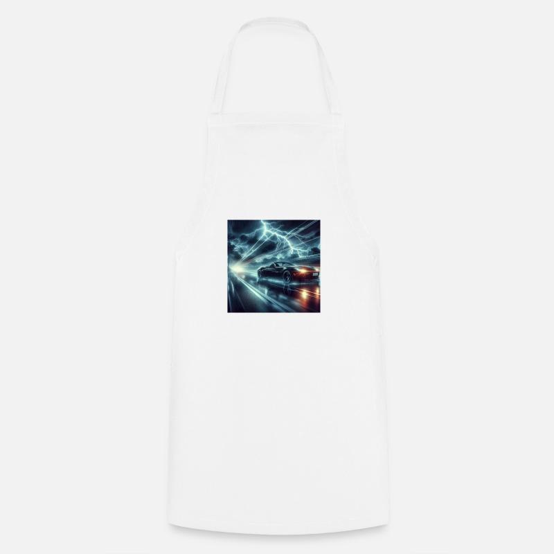 Car - Cooking Apron - white