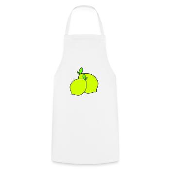 lemons - Cooking Apron - white - Front - AI Model Male 185 dark (185cm)