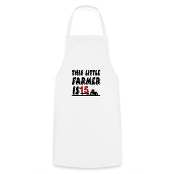 farmer - Cooking Apron - white - Front - AI Model Male 185 dark (185cm)