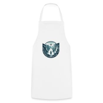 Epic Fjord Expedition - Cooking Apron - white - Front - AI Model Male 185 dark (185cm)