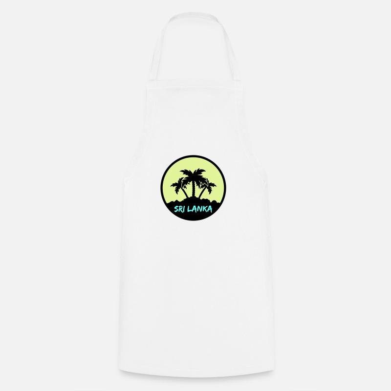 Sri Lanka - Tablier de cuisine - blanc