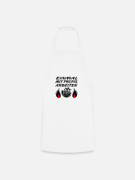 Feuerwehr - Kochschürze - Weiß