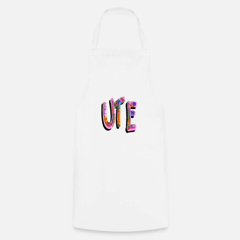 Ute2 - Tablier de cuisine - blanc
