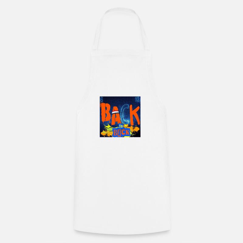 BACK to back CHEMISTRY - Cooking Apron - white