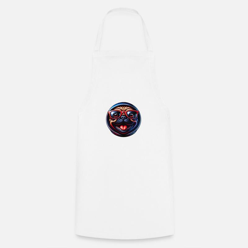 carlin in Black - Tablier de cuisine - blanc