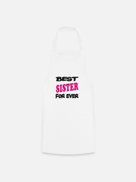 Beste SISTER für immer - Kochschürze - Weiß