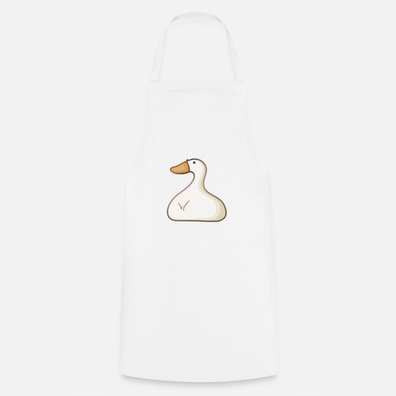 duck - Cooking Apron - white