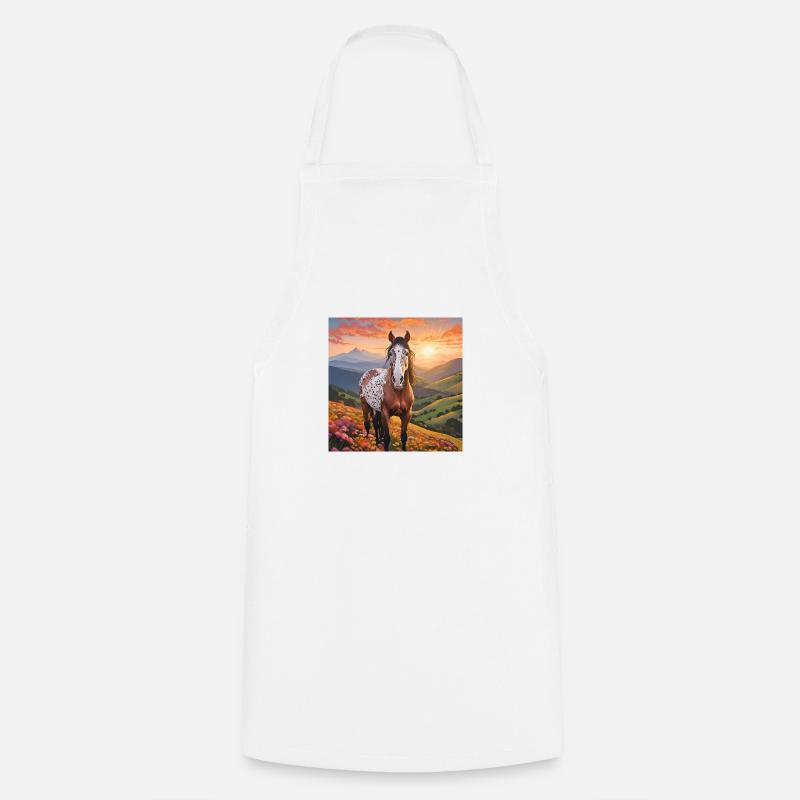 Art du cheval - Tablier de cuisine - blanc