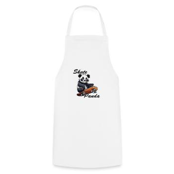 Panda / Animal / Zoo / Bamboo / Wild / Childlike - Cooking Apron - white - Front - AI Model Male 185 dark (185cm)