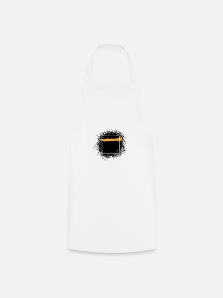Abstract Kaaba - Kochschürze - Weiß