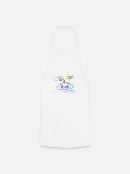 Dream Catcher Einhorn Design - Kochschürze - Weiß