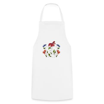 Fleur - Tablier de cuisine - blanc - Devant - AI Model Male 185 dark (185cm)