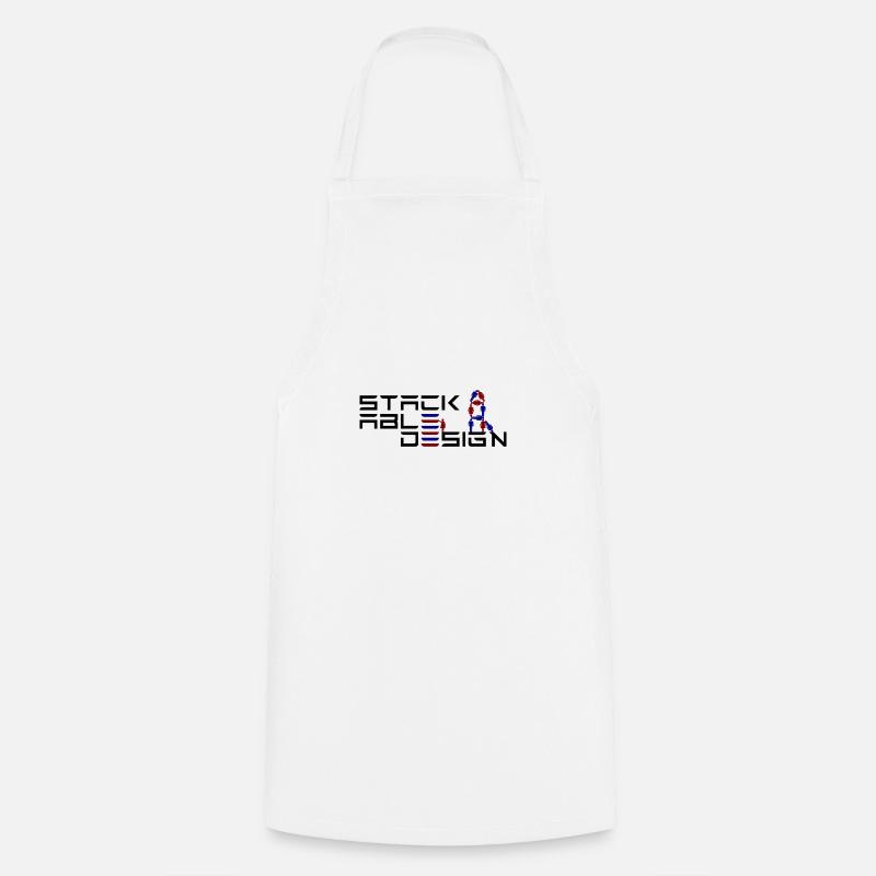 Stackable Design - Humans - Cooking Apron - white