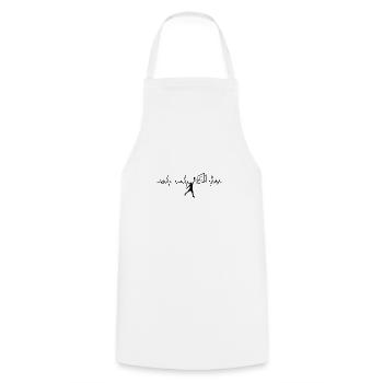 Basketball Heartbeat - Cooking Apron - white - Front - AI Model Male 185 dark (185cm)