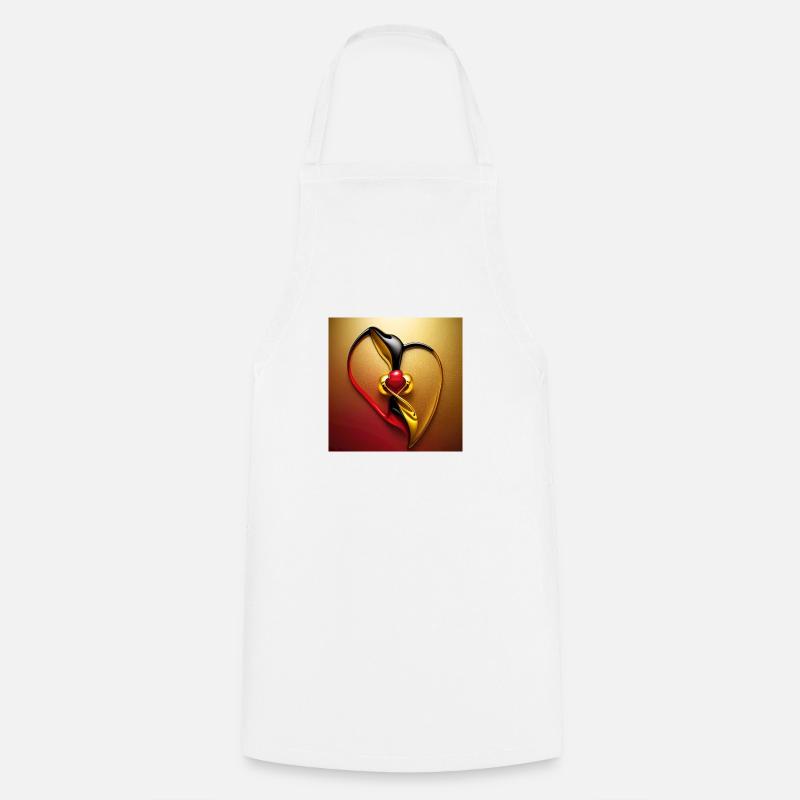 Chaleureusement - Tablier de cuisine - blanc