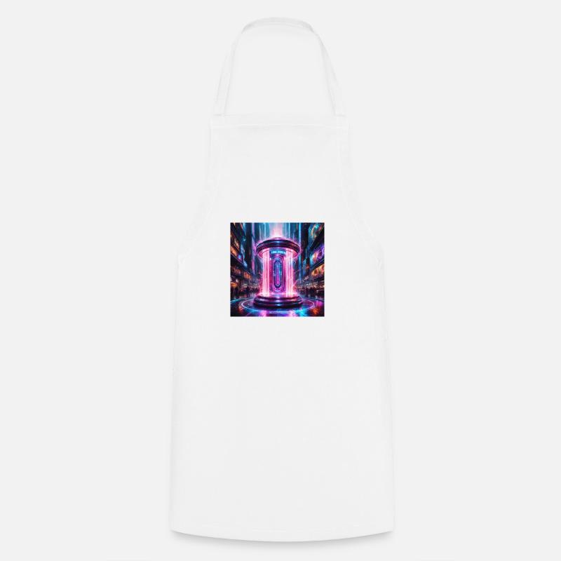 Gateway to the future - Cooking Apron - white