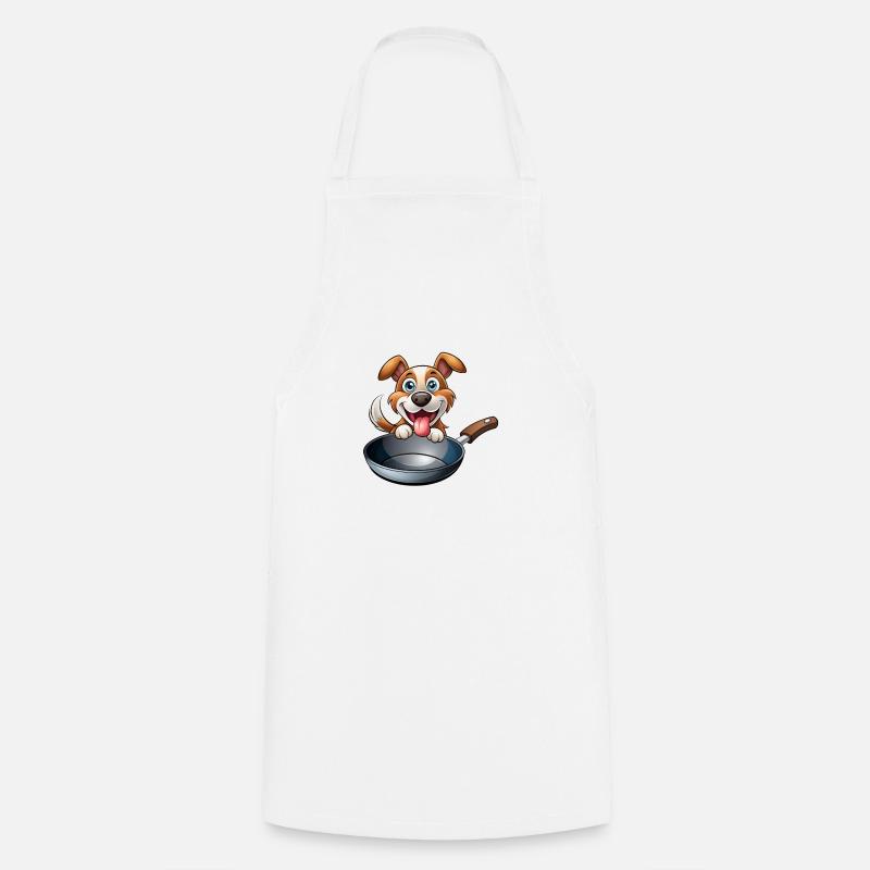 Pfannenhund - Cooking Apron - white
