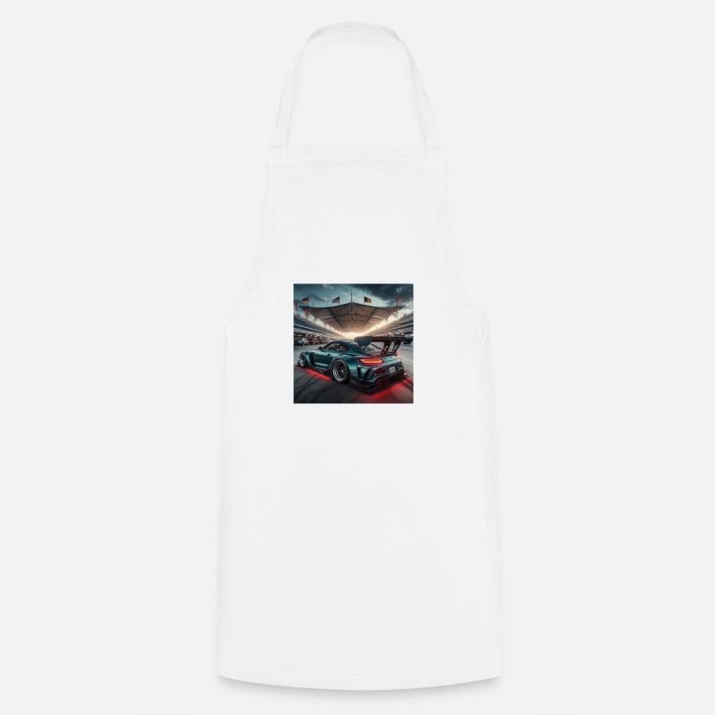 Voiture - Tablier de cuisine - blanc