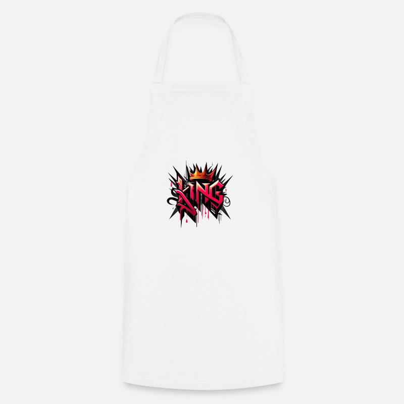 King 1 - Cooking Apron - white