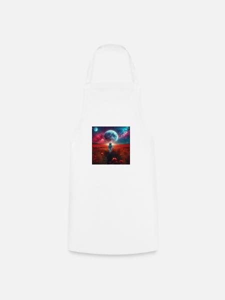Walking astronaut - Kochschürze - Weiß