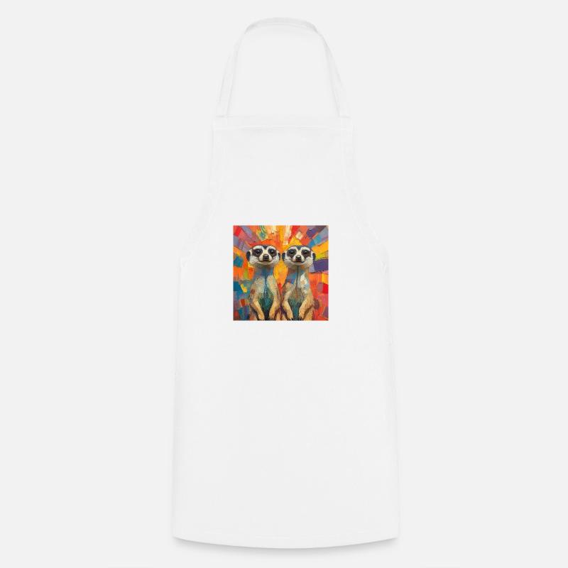 Suricates - Tablier de cuisine - blanc