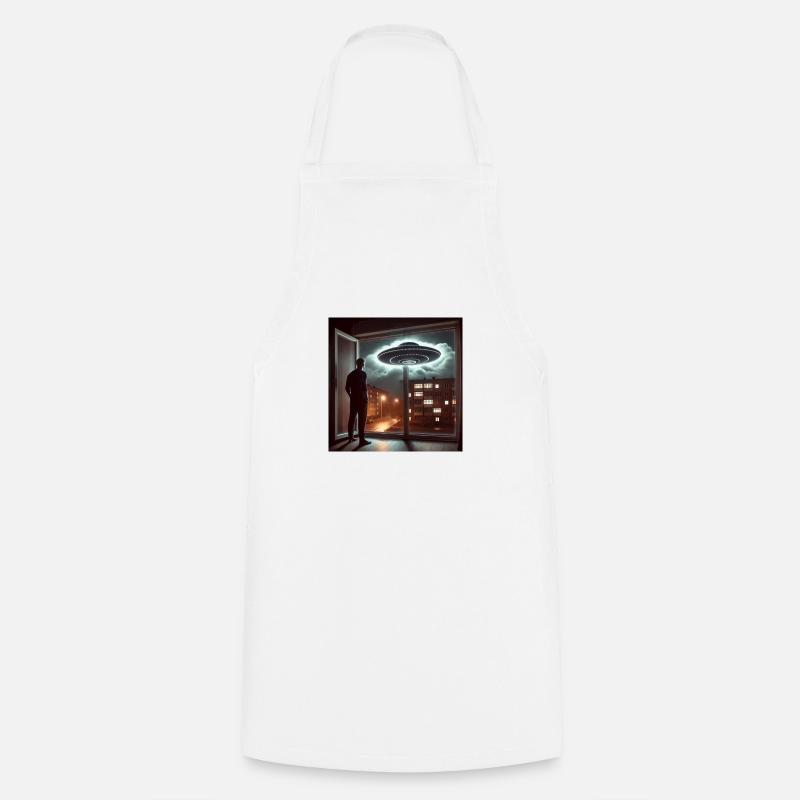 UFO spotted - Cooking Apron - white