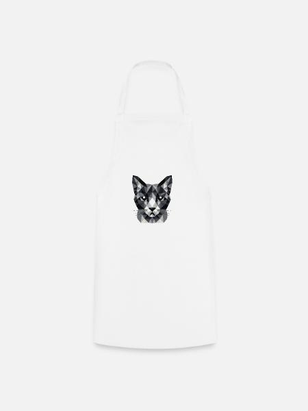 Design "Fractured Whiskers" - Kochschürze - Weiß
