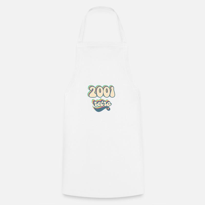 2001 retro idée cadeau - Tablier de cuisine - blanc