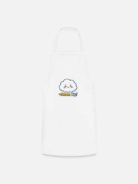 Traum Big Cloud Niedliches Design - Kochschürze - Weiß