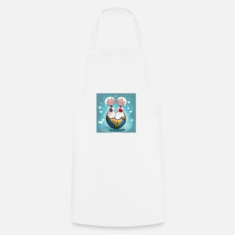 Angels - Cooking Apron - white