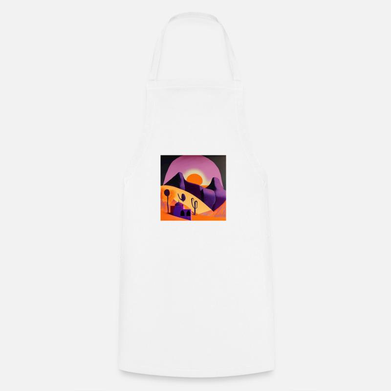 Sunrise - Cooking Apron - white