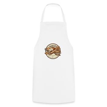 grandmas bakery - Cooking Apron - white - Front - AI Model Male 185 dark (185cm)