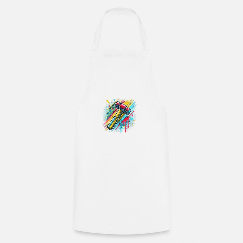 Type de marteau Artisan - Tablier de cuisine - blanc