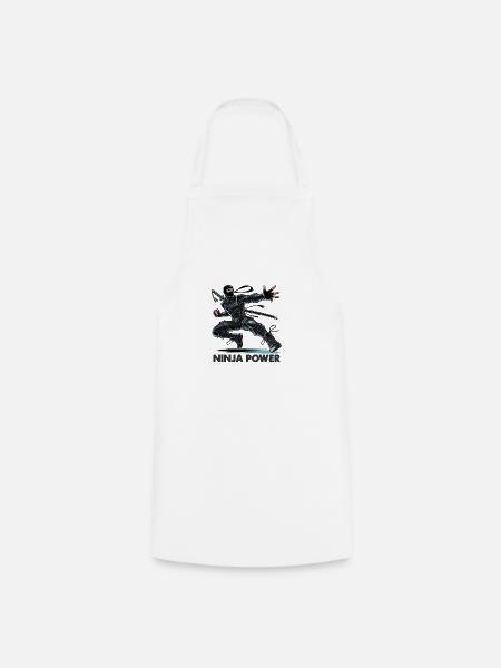 Ninja Power - Kochschürze - Weiß