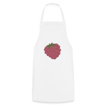 Raspberry - Cooking Apron - white - Front - AI Model Male 185 dark (185cm)