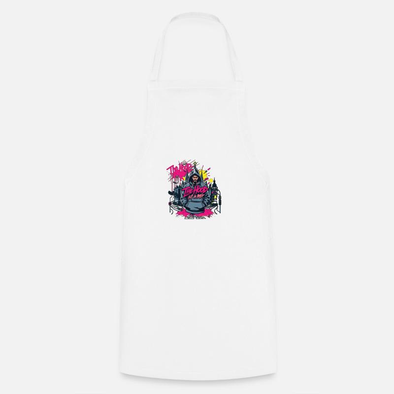 La capuche est en moi - Tablier de cuisine - blanc