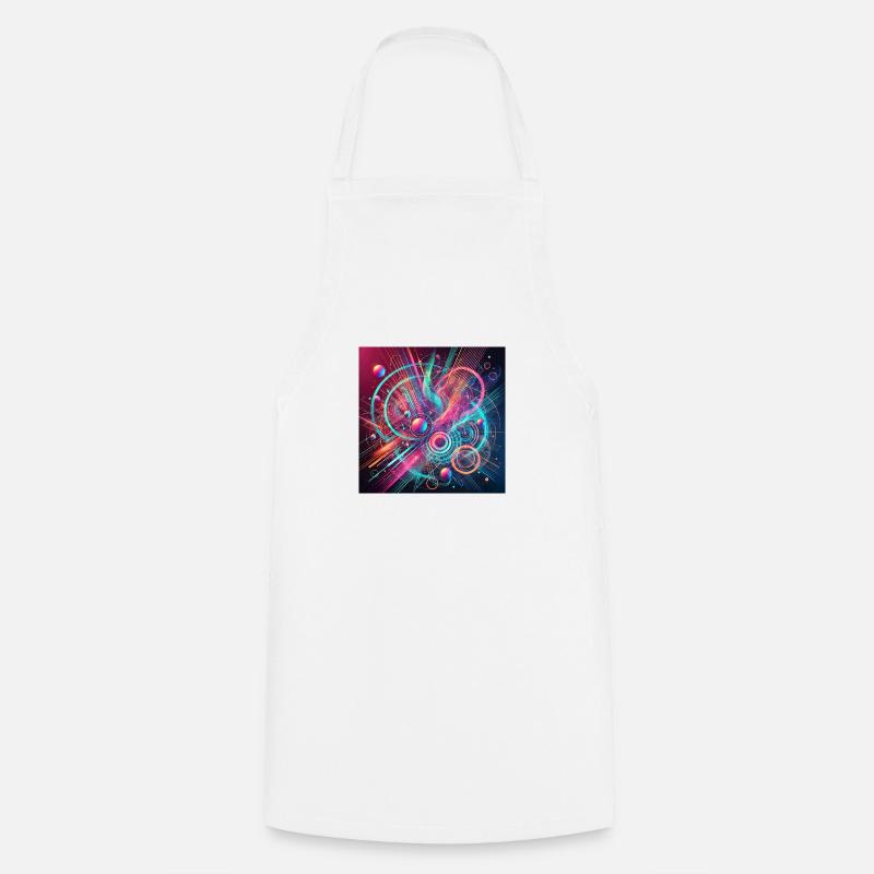 Neon Energy - Cooking Apron - white