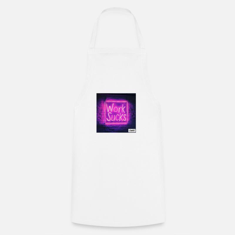 About Life - Cooking Apron - white