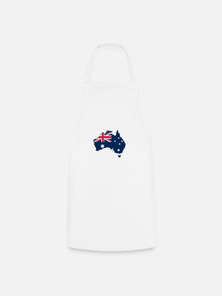 Australien - Kochschürze - Weiß