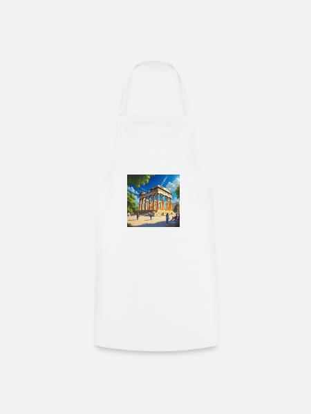 Parthenon - Kochschürze - Weiß