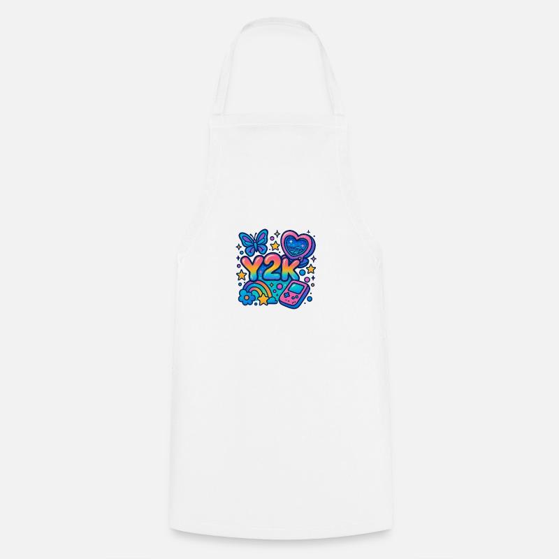 Y2K - Tablier de cuisine - blanc