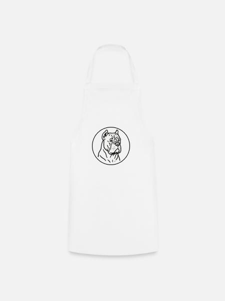 Cane Corso - Cooking Apron - white