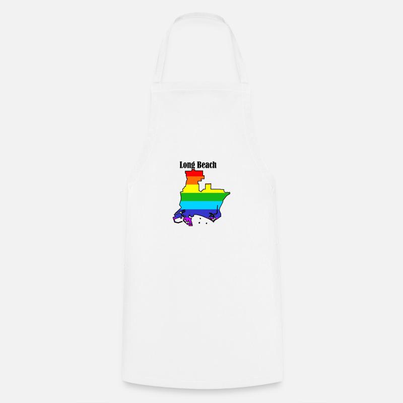 Long beach - Cooking Apron - white